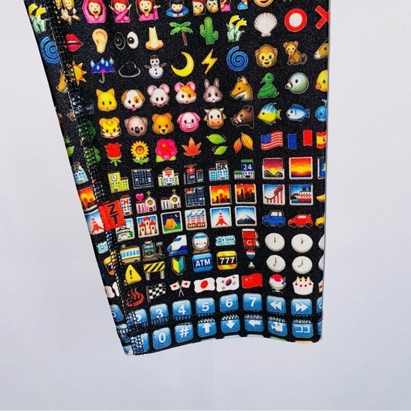 Zara Terez Emoji Hi-Shine Leggings Size Medium - Picture 14 of 16